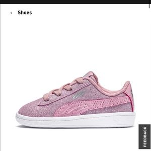 Puma Toddler Sparkly Slip on Sneakers